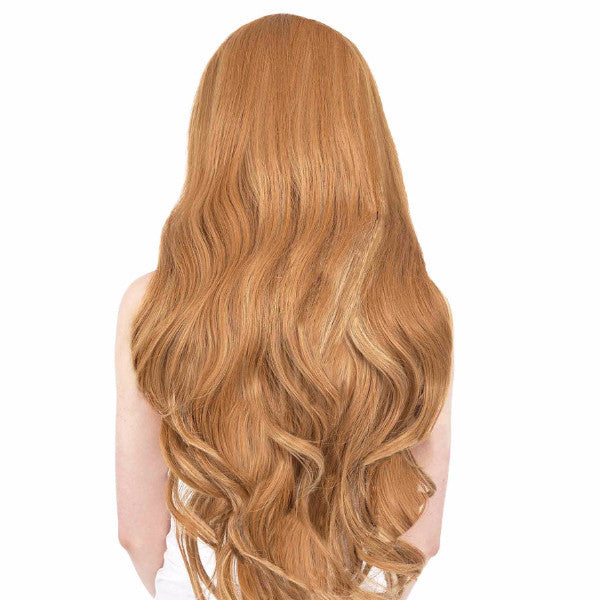 Indian Remy Strawberry Blonde Clip-In Human Hair Extensions